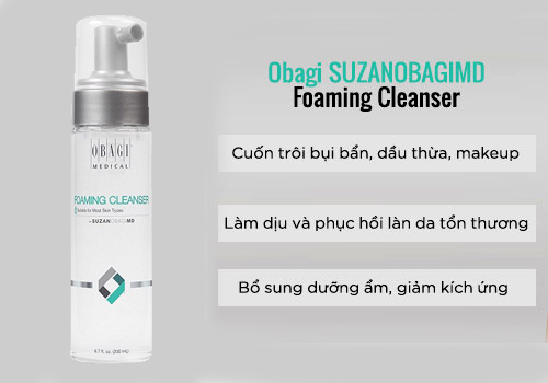  những công dụng của obagi suzanobagimd foaming cleanser