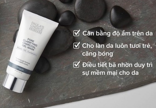 công dụng của mặt nạ paula’s choice pore clarifying charcoal gel mask