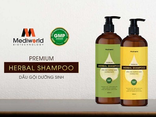 dầu gội dưỡng sinh premium herbal shampoo an toàn cho tóc và da đầu