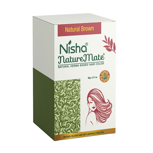 Bột phủ màu tóc Nisha Naturemate chính hãng