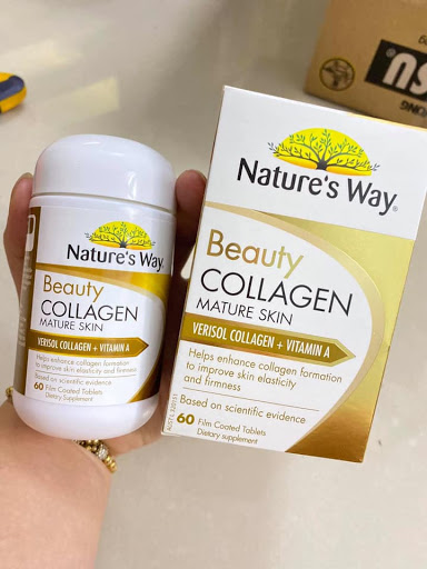 natures way beauty collagen mature skin hộp 60 viên