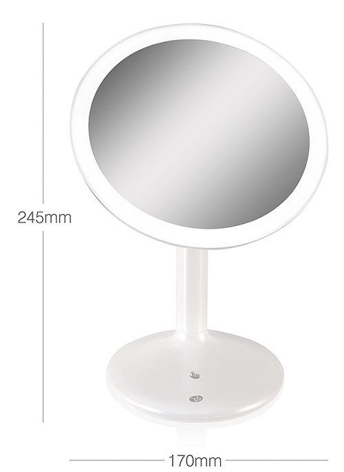 Gương tròn trang điểm có đèn Led Rio MMTS 