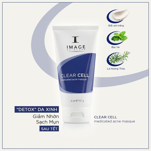 image clear cell medicated acne masque bào chế từ thành phần tự nhiên