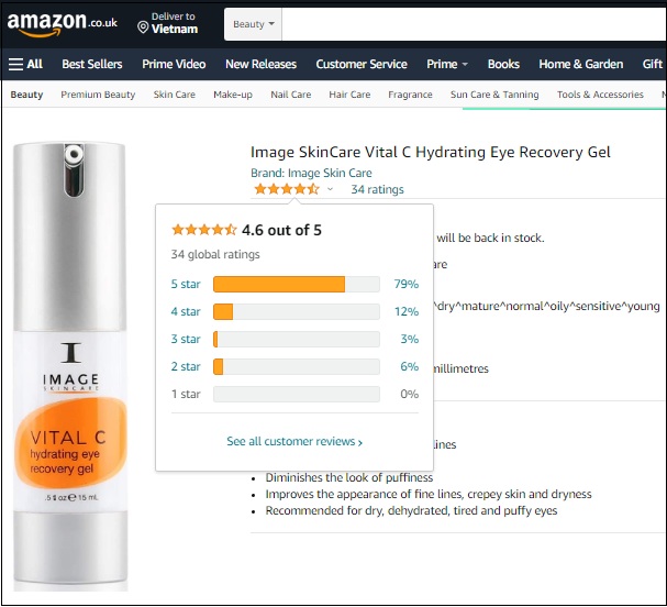 image skincare vital c hydrating eye recovery gel reviews