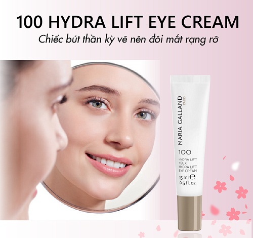 maria galland 100 hydra lift eye cream - bí quyết cho vùng da mắt tươi trẻ rạng ngời
