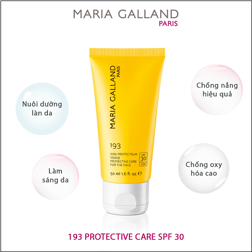 công dụng của maria galland 193 protective care for the face spf 30