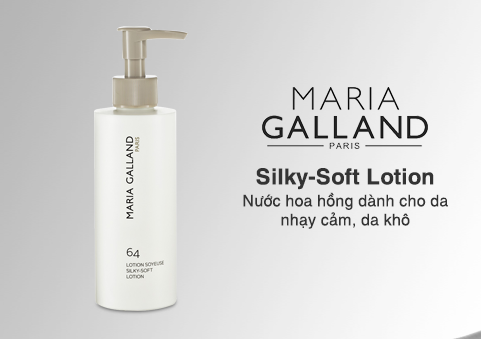 nước hoa hồng cho da khô và nhạy cảm maria galland 64 silky soft lotion
