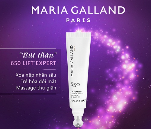maria galland 650 liftexpert wrinkle smoother giúp làm mờ nếp nhăn, nâng cơ