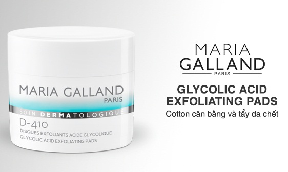 maria galland d 410 glycolic acid exfoliating pads