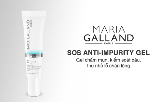 maria galland d-510 sos anti impurity gel giúp đánh bay mụn nhọt trên da
