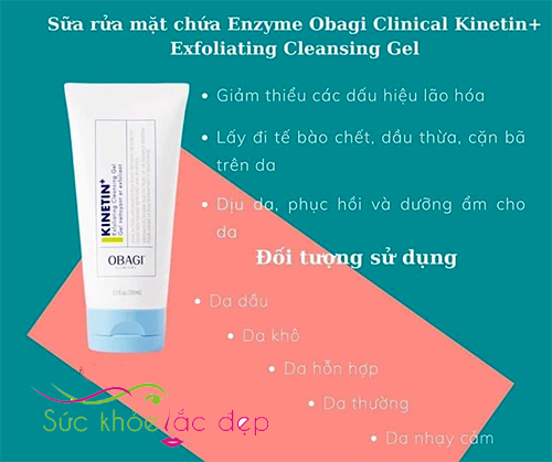 công dụng và đối tượng nên dùng obagi clinical kinetin+ exfoliating cleansing gelcông dụng và đối tượng nên dùng obagi clinical kinetin+ exfoliating cleansing gel