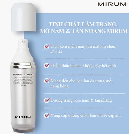ưu điểm nổi bật của mirum glow synergy serum 
