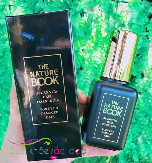 the nature book argan vita hair essence oil