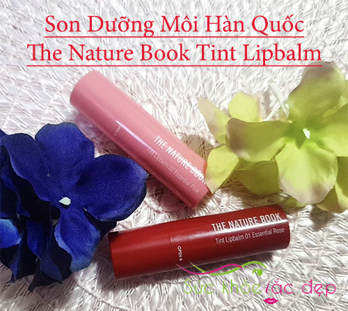 sử dụng the nature book tint lipbalm hàng ngày để đôi môi được hồng hào rạng rỡ
