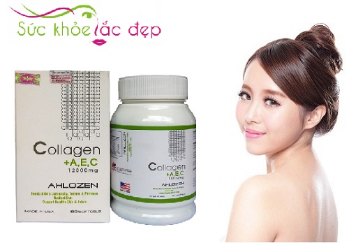 Collagen Ahlozen Collagen +AEC 180 Viên