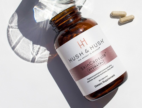 hush & hush skincapsule hydrate+ bào chế dạng viên tiện lợi khi sử dụng