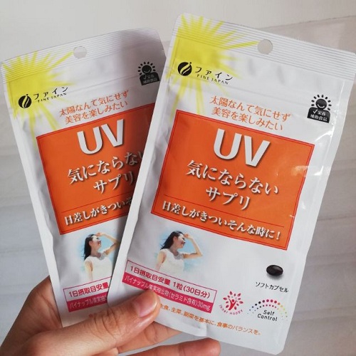 Review Viên uống chống nắng UV Fine Nhật Bản 30 viên