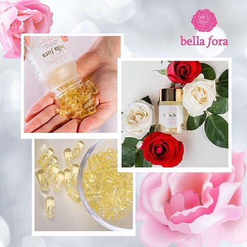 Viên uống tinh chất hoa hồng Bella fora Nhật Bản