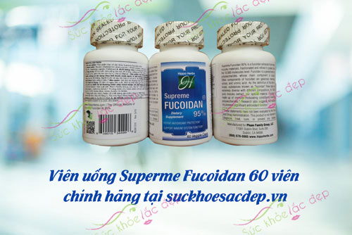 Viên uống Superme Fucoidan 60 viên chính hãng