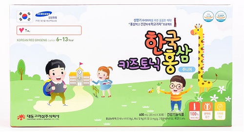 Hồng Sâm Trẻ Em 6-13 Tuổi Korean Red Ginseng Junior 6-13 Year Hàn Quốc