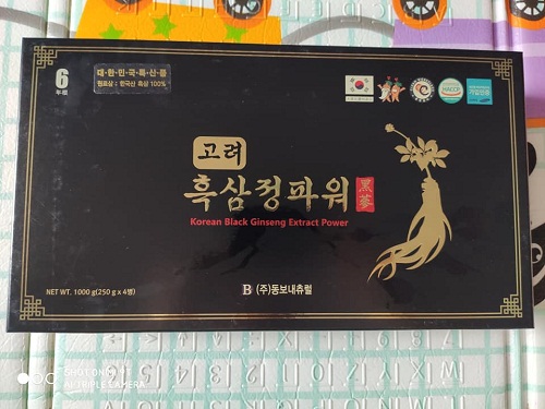 korean black ginseng extract power