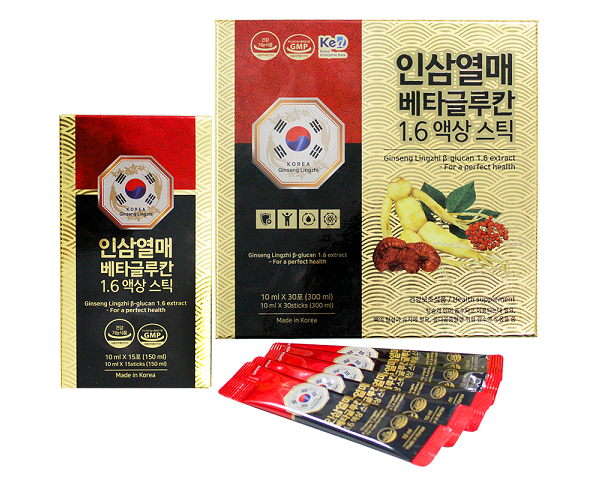 Nhân sâm linh chi Beta Glucan 1.6 Extract Hàn Quốc