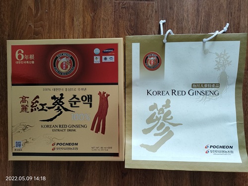 Tác dụng của Nước hồng sâm Hàn Quốc Red Ginseng Extract Drink