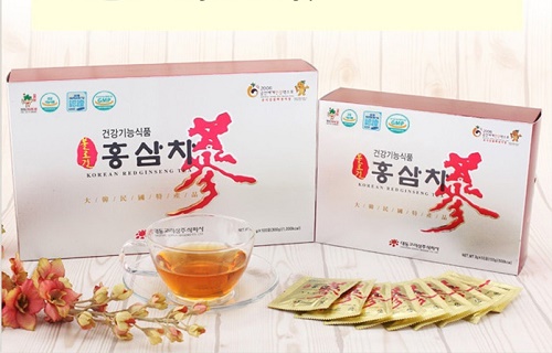 Trà hồng sâm Daedong Hàn Quốc hộp 50 gói, 100 gói x 3g