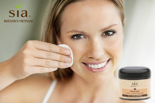 miếng làm sạch da mặt hàng ngày mature daily skin cleaning pads