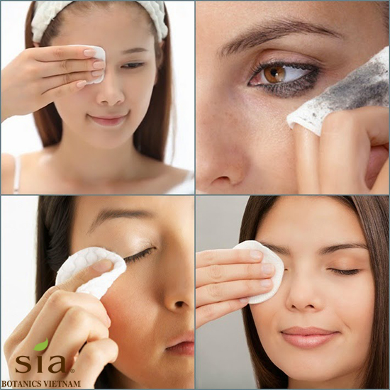 miếng tẩy trang vùng mắt eye makeup removing pads