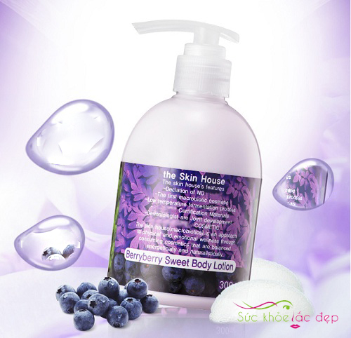 sữa dưỡng thể the skin house berry berry sweet body lotion