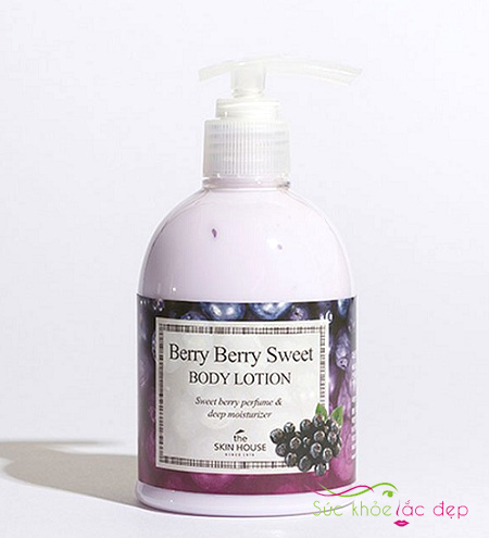 sữa dưỡng thể the skin house berry berry sweet body lotion review