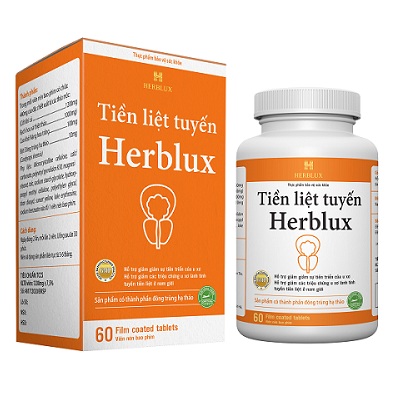 Thực phẩm bảo vệ sức khỏe Tiền liệt tuyến Herblux mẫu mới