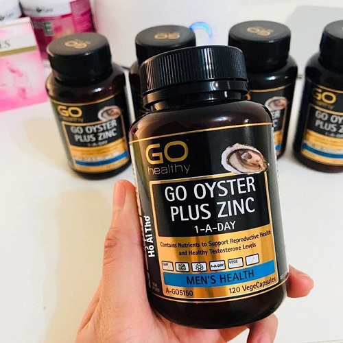 Tinh chất hàu Go Oyster Plus ZinC Go Healthy 120 viên