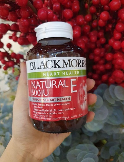Viên uống Blackmores Natural Vitamin E 500IU