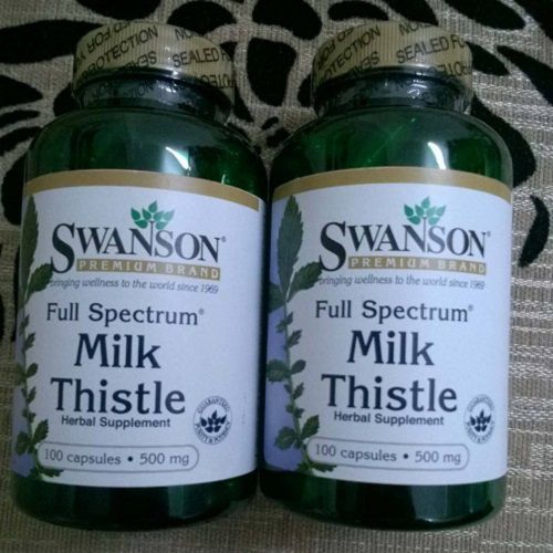 Swanson Full Spectrum Milk Thistle 500mg 