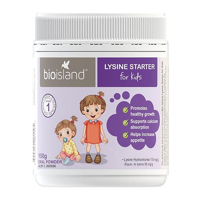 Bio Island Lysine Starter For Kids 150gram của Úc