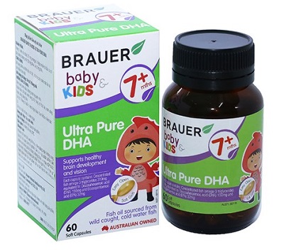 DHA Ultra Pure Brauer Úc cho trẻ từ 7 tháng tuổi