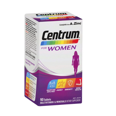 Centrum For Women 90 Tablets - Vitamin Centrum cho nữ dưới 50 tuổi