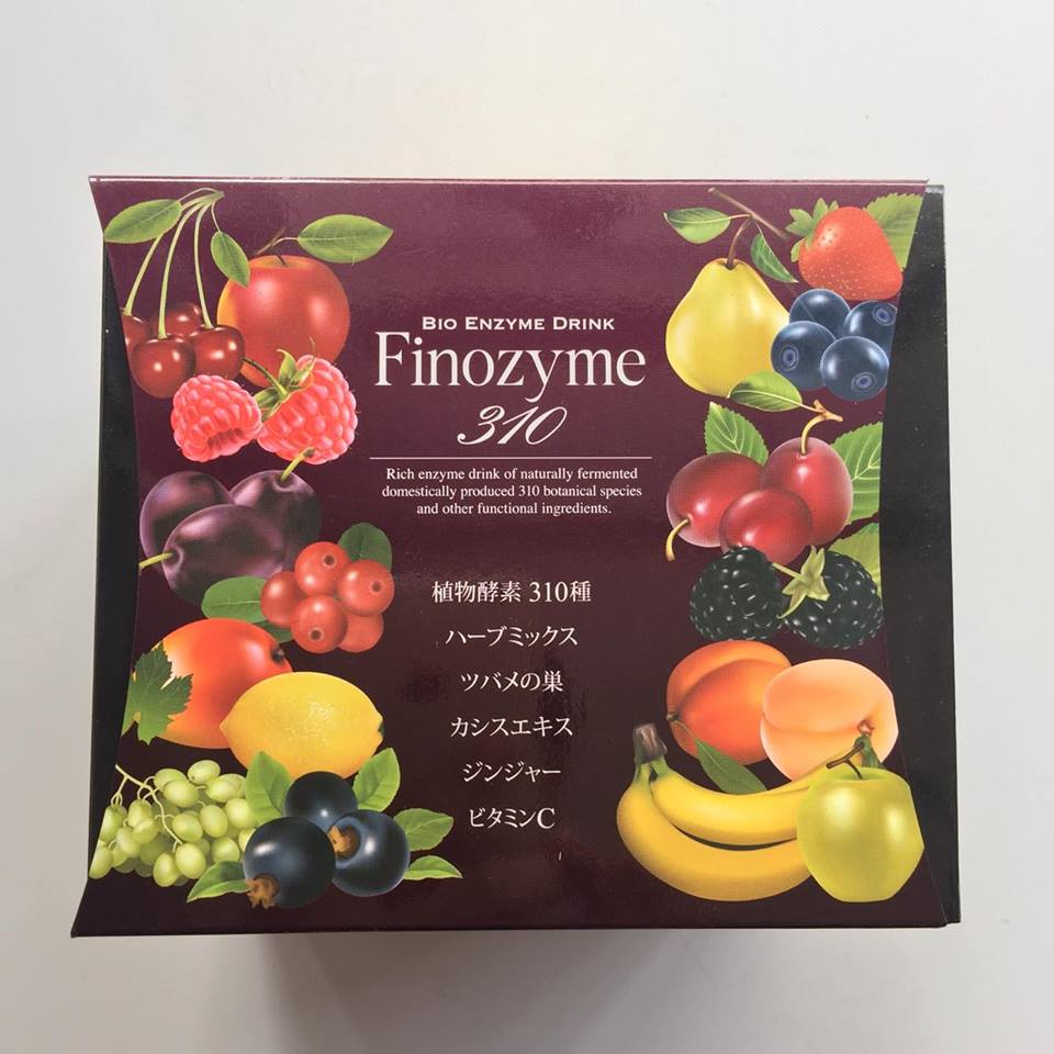 Hộp  30 gói nước uống Finozyme 310  Nhật Bản 