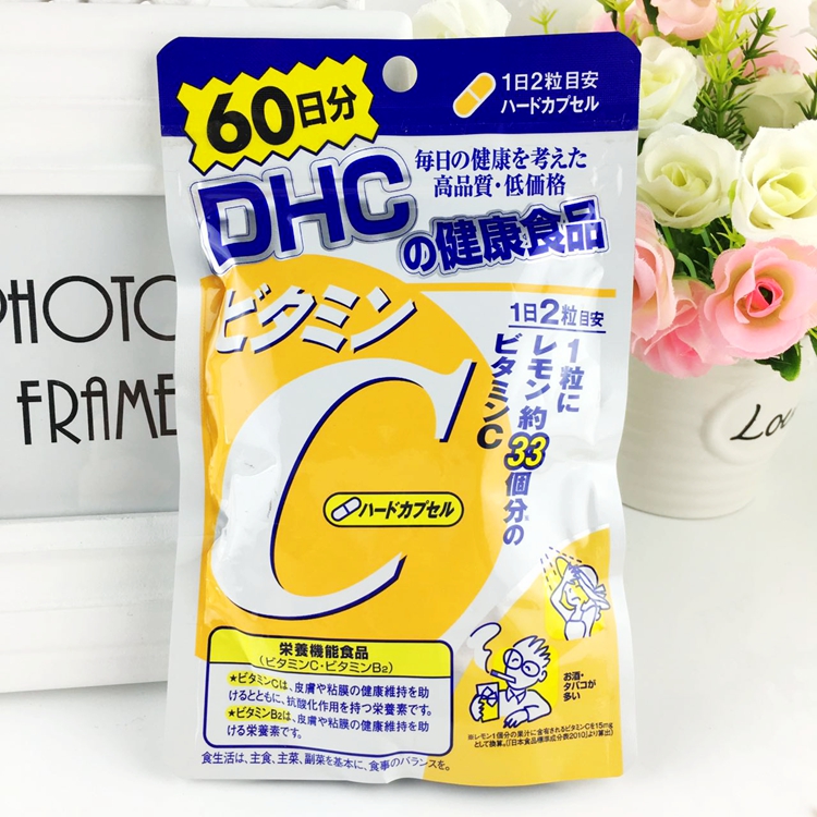 Viên uống DHC bổ sung vitmin C Nhật Bản 60 ngày chăm sóc da