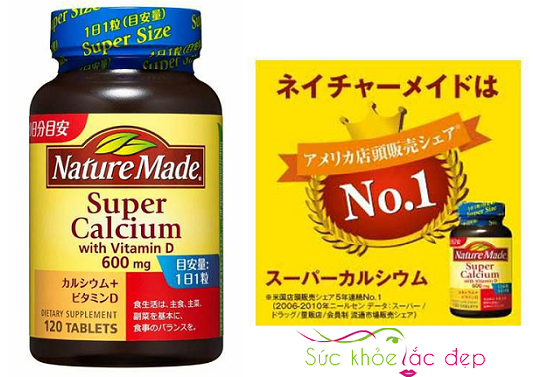 Viên uống bổ sung Nature made Super calcicum with vitamin D là gì?