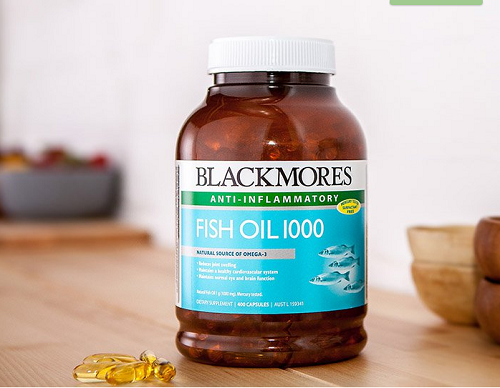 Viên uống dầu cá Blackmores Omega 3 Fish Oil 1000mg 400 viên của Úc