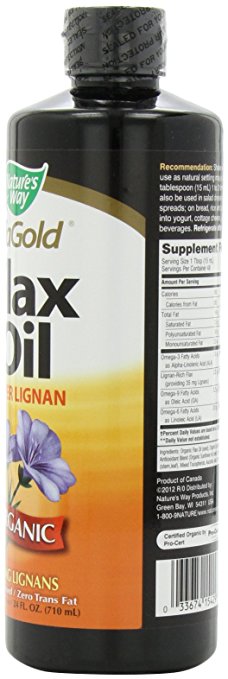 Dầu hạt lanh Flaxseed Oil Organic Canada nguyên chất 474ml