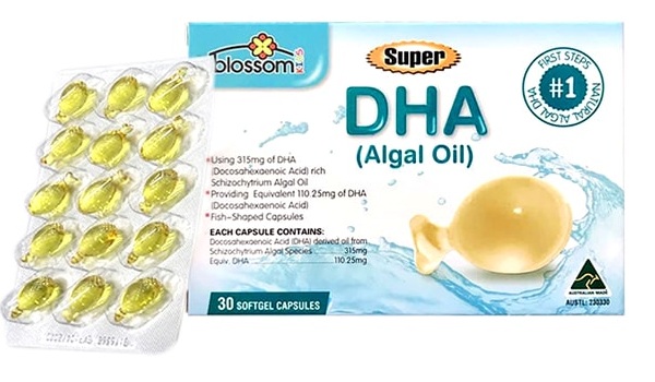 Dầu tảo biển Blossom Super DHA Algal Oil 30 viên cho bé từ 1 tuổi