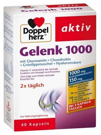 Viên bổ khớp Doppelherz Aktiv Gelenk 1000 của Đức