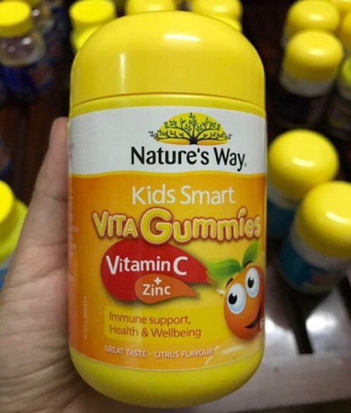 Kẹo dẻo Natures  Way Vita Gummies Vitamin C+ ZinC