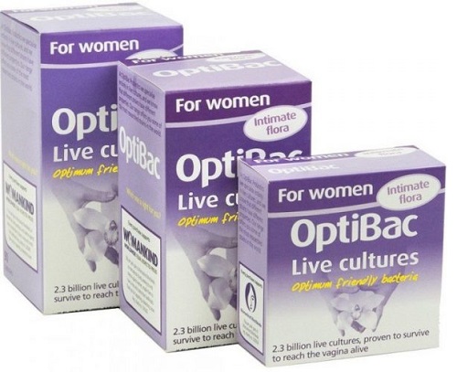 Men vi sinh cho phụ nữ OptiBac Probiotics