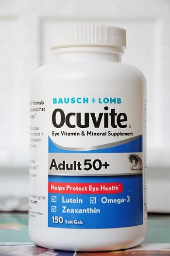 Viên bổ mắt Bausch & Lomb Ocuvite Adult 50 + của Mỹ