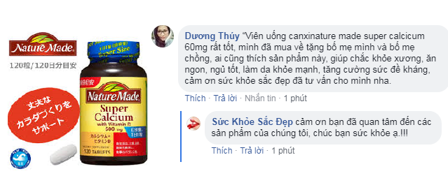 Review canxi nature made super calcicum tại Việt Nam